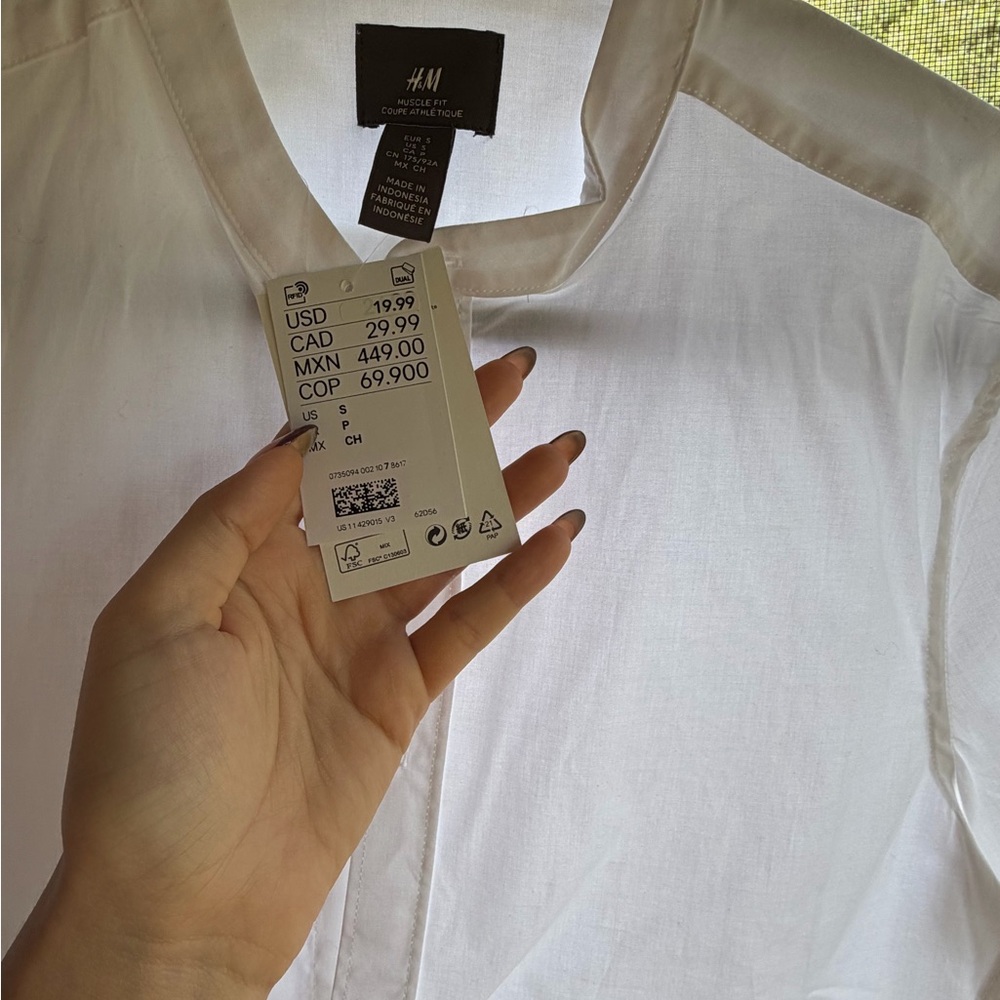 H&M Classic White Shirt